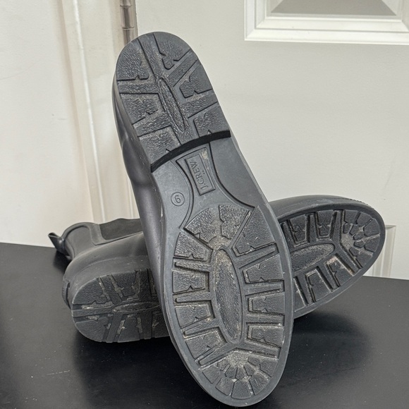 J. Crew Women's Black Rain Boots, Sz 9, Excellent Condition - Picture 9 of 9